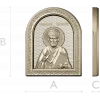 Saint Nicholas Icon Relief STL for CNC