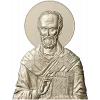 Барельеф святителя Николая Чудотворца - STL для ЧПУ
