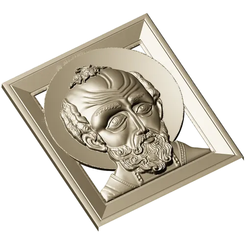 Saint Nicholas (Nikolai Chudotvorets) - high relief STL for CNC