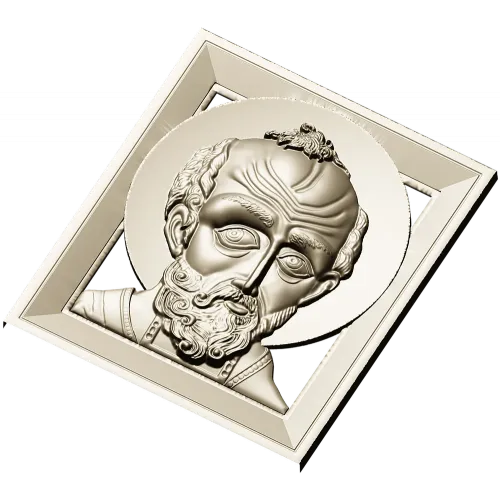 Saint Nicholas (Nikolai Chudotvorets) - high relief STL for CNC