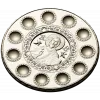 Paschal Tray 3D Model (STL) - Christ Pantocrator Medallion