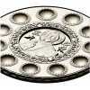 Paschal Tray 3D Model (STL) - Christ Pantocrator Medallion