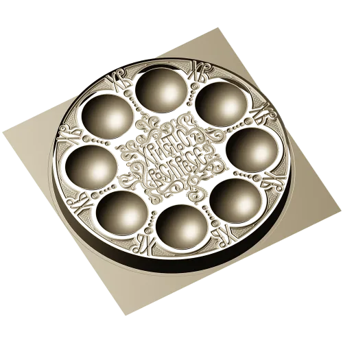Paschal Egg Tray - CNC-ready STL 3D Model