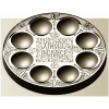 Paschal Egg Tray - CNC-ready STL 3D Model