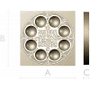 Paschal Egg Tray - CNC-ready STL 3D Model
