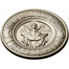 Pokrov - Protection of the Mother of God Medallion STL 3D Model for CNC