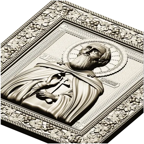 Икона Сергия Радонежского - STL рельеф для ЧПУ