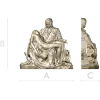 3D модель Пьета - рельеф в формате STL для ЧПУ