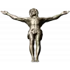 High-relief Crucifix 3D STL model for CNC carving