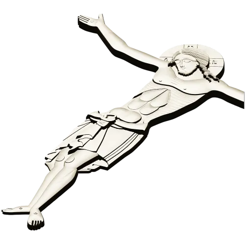 High-relief Crucifix 3D STL for CNC milling