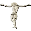 High-relief Crucifix 3D STL for CNC milling