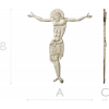High-relief Crucifix 3D STL for CNC milling