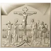 High-relief Crucifixion STL Panel for CNC