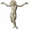 Crucified Christ high-relief STL for CNC