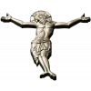 Crucified Christ high-relief STL for CNC