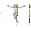 Crucified Christ high-relief STL for CNC