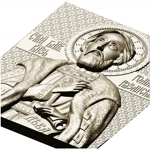 Saint Roman of Ryazan - STL Relief for CNC