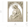 Икона Святые Пётр и Феврония - STL для ЧПУ