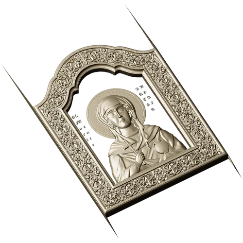 Saint Anastasia Icon STL Relief for CNC Milling