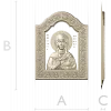 Saint Anastasia Icon STL Relief for CNC Milling