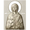 Saint Barbara - high-relief STL icon for CNC milling