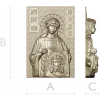 Saint Veronica 3D relief - STL model for CNC