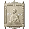 Saint Galina icon STL for CNC - high-relief religious panel