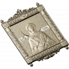 Saint Galina icon STL for CNC - high-relief religious panel