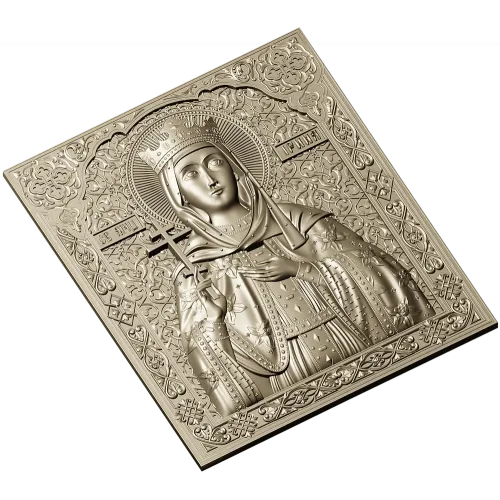 Saint Irene - high-relief STL 3D model for CNC carving