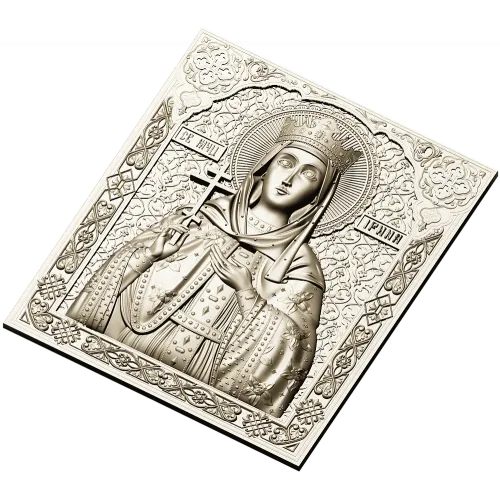 Saint Irene - high-relief STL 3D model for CNC carving