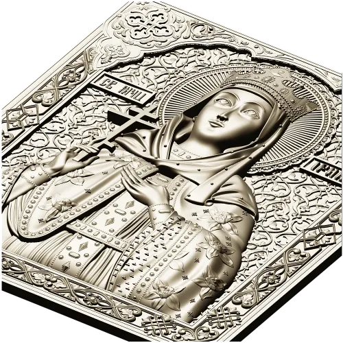 Saint Irene - high-relief STL 3D model for CNC carving