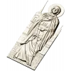 Икона Блаженная Ксения Петербургская - 3D STL рельеф для ЧПУ