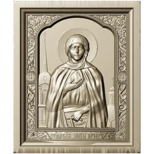 Икона Святая Ксения Петербургская - STL для ЧПУ