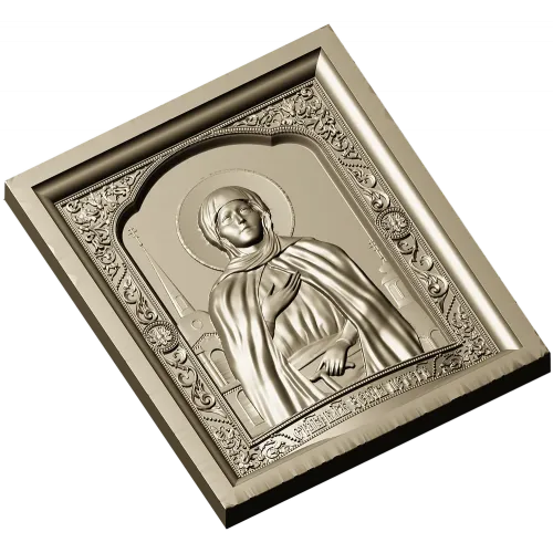 Икона Святая Ксения Петербургская - STL для ЧПУ