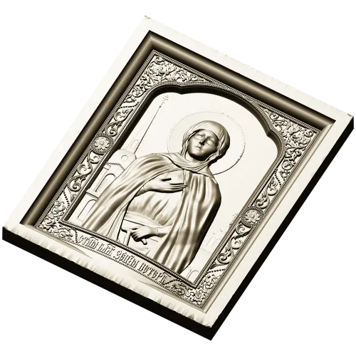 Икона Святая Ксения Петербургская - STL для ЧПУ