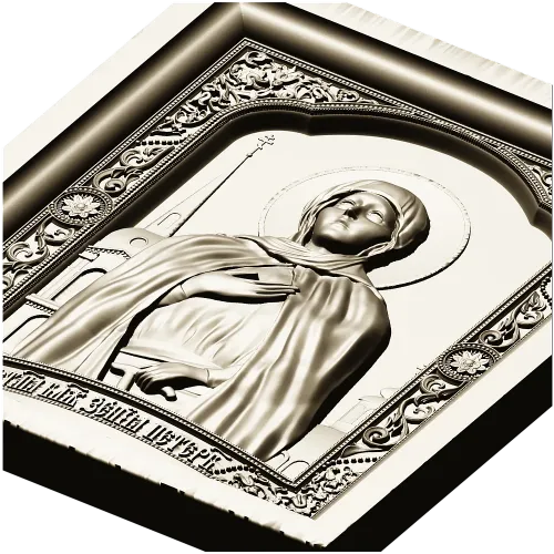 Икона Святая Ксения Петербургская - STL для ЧПУ