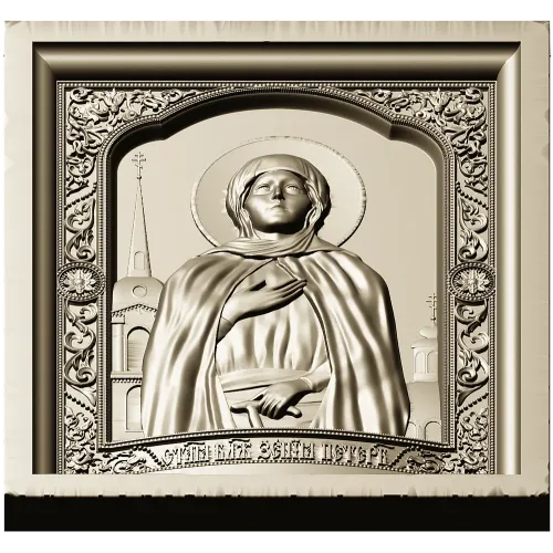 Икона Святая Ксения Петербургская - STL для ЧПУ