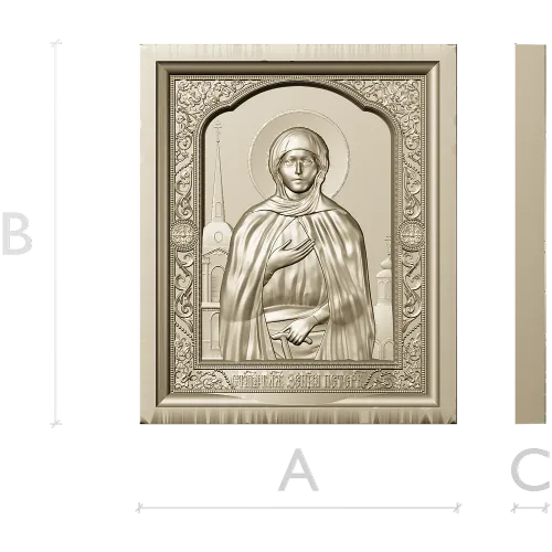 Икона Святая Ксения Петербургская - STL для ЧПУ