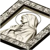 Madonna in Prayer - STL 3D model for CNC milling