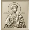 Saint Marina - high-relief icon STL for CNC