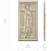 Saint Mary of Egypt icon relief STL