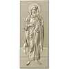 Saint Mary (Immaculate Heart) STL bas-relief for CNC