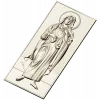 Saint Mary (Immaculate Heart) STL bas-relief for CNC