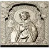 Saint Nadezhda icon STL relief for CNC