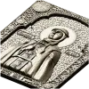 Saint Olga icon panel - 3D STL model for CNC milling
