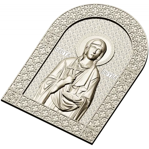 Saint Petka - icon relief STL for CNC