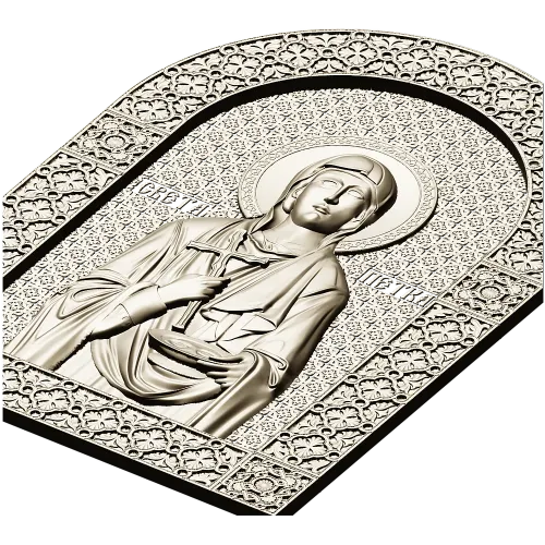 Saint Petka - icon relief STL for CNC