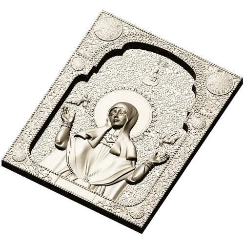 Saint Sophia icon STL 3D model for CNC carving