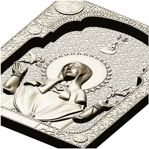 Saint Sophia icon STL 3D model for CNC carving