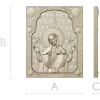 Saint Sophia icon STL 3D model for CNC carving